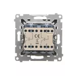 SIMON 55 WMDL-01032X-116 Przycisk poczwórny (moduł) 10 AXm, 250 V~, szybkozłącza; Grafitowy mat