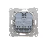 SIMON 55 WMDL-031xx4-143 Przycisk potrójny (moduł) 10 AX, 250 V~, szybkozłącza; Aluminium mat