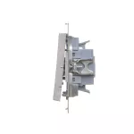 SIMON 55 WMDL-031xx4-143 Przycisk potrójny (moduł) 10 AX, 250 V~, szybkozłącza; Aluminium mat
