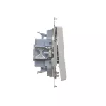 SIMON 55 WMDL-031xx4-143 Przycisk potrójny (moduł) 10 AX, 250 V~, szybkozłącza; Aluminium mat