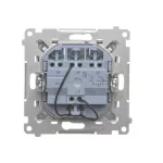 SIMON 55 WMDL-031xx5-114 Przycisk potrójny z podświetleniem LED (moduł) 10 AX, 250 V~, szybkozłącza; Jasnoszary mat