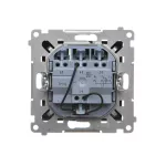 SIMON 55 WMDL-031xx5-149 Przycisk potrójny z podświetleniem LED (moduł) 10 AX, 250 V~, szybkozłącza; Czarny mat
