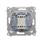 SIMON 54 WMDL-010xxx-044 Łącznik jednobiegunowy (moduł) 10AX, 250V~, szybkozłącza; złoty mat