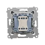 SIMON 54 WMDL-010xxx-046 Łącznik jednobiegunowy (moduł) 10AX, 250V~, szybkozłącza; brąz mat