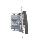 SIMON 54 WMDL-011xx1-048 Łącznik jednobiegunowy z sygnalizacją załączenia LED (moduł) 10AX, 250V~, szybkozłącza; antracyt