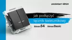 SIMON 54 WMDL-050xxx-044 Łącznik świecznikowy (moduł) 10AX, 250V~, szybkozłącza; złoty mat