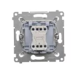 SIMON 54 WMDL-070xxx-043 Łącznik krzyżowy (moduł) 10AX, 250V~, szybkozłącza; srebrny mat