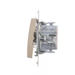 SIMON 54 WMDL-070xxx-044 Łącznik krzyżowy (moduł) 10AX, 250V~, szybkozłącza; złoty mat