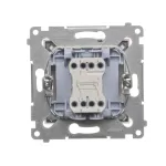 SIMON 54 WMDL-070xxx-046 Łącznik krzyżowy (moduł) 10AX, 250V~, szybkozłącza; brąz mat