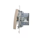 SIMON 54 WMDL-070x2x-044 Łącznik krzyżowy (moduł) 16AX, 250V~, zaciski śrubowe; złoty mat