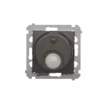 SIMON 54 WMDR-001R00-046 Łącznik z czujnikiem ruchu z przekaźnikiem (moduł) 8(2) A, 230V~; brąz mat Wymagana instalacja 3-przewodowa