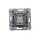 SIMON 54 WMDL-060xxx-049 Łącznik schodowy (moduł) 10AX, 250V~, szybkozłącza; czarny mat