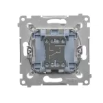 SIMON 54 WMDL-060x2x-043 Łącznik schodowy (moduł) 16AX, 250V~, zaciski śrubowe; srebrny mat