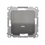 SIMON 54 WMDL-061x2x-048 Łącznik schodowy z podświetleniem LED (moduł) 16AX, 250V~, zaciski śrubowe; antracyt