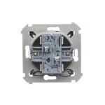 SIMON 54 WMDL-0612xx-048 Łącznik schodowy podwójny z podświetleniem (moduł) 10AX, 250V~, zaciski śrubowe; antracyt