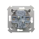SIMON 54 WMDL-0612xx-046 Łącznik schodowy podwójny z podświetleniem (moduł) 10AX, 250V~, zaciski śrubowe; brąz mat