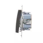 SIMON 54 WMDL-0702xx-046 Łącznik krzyżowy podwójny (moduł) 10AX, 250V~, szybkozłącza; brąz mat