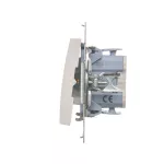 SIMON 54 WMDL-020xxx-011 Łącznik dwubiegunowy (moduł) 10AX, 250V~, szybkozłącza; biały