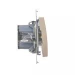 SIMON 54 WMDL-020x2x-044 Łącznik dwubiegunowy (moduł) 16AX, 250V~, zaciski śrubowe; złoty mat