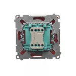 SIMON BASIC WMUL-010xxx-A011 Łącznik jednobiegunowy (moduł) 10AX, 250V~, szybkozłącza; czerwony