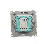 SIMON BASIC WMUL-050xxx-9011 Łącznik świecznikowy (moduł) 10AX, 250V~, szybkozłącza; beż