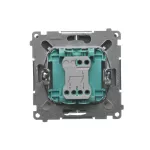 SIMON BASIC WMUL-050xxx-H011 Łącznik świecznikowy (moduł) 10AX, 250V~, szybkozłącza; satynowy