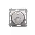 SIMON 54 WMDR-020xxP-043 Łącznik z czujnikiem ruchu z przekaźnikiem z zabezpieczeniem (moduł) 8(2)A, 230V~; srebrny mat Wymagana instalacja 3-przewodowa