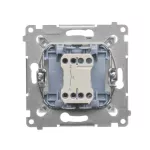 SIMON 54 WMDL-090xxx-011 Przycisk „dzwonek” (moduł) 10AX, 250V~, szybkozłącza; biały