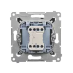 SIMON 54 WMDL-090xxx-046 Przycisk „dzwonek” (moduł) 10AX, 250V~, szybkozłącza; brąz mat