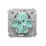 SIMON BASIC WMUL-0612xx-1011 Łącznik schodowy podwójny z podświetleniem LED (moduł) 10AX, 250V~, zaciski śrubowe; biały