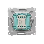 SIMON BASIC WMUL-081xxx-1011 Przycisk światło z podświetleniem LED (moduł) 10AX, 250V~, szybkozłącza; biały