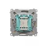SIMON BASIC WMUL-081xxx-9011 Przycisk światło z podświetleniem LED (moduł) 10AX, 250V~, szybkozłącza; beż