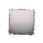 SIMON BASIC WMUL-011RP1-J011 Przycisk pojedynczy rozwierny bez piktogramu (moduł) 10AX, 250V~, zaciski śrubowe; stal inox