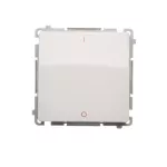 SIMON BASIC WMUL-020x2x-1011 Łącznik dwubiegunowy (moduł) 16AX, 250V~, zaciski śrubowe; biały