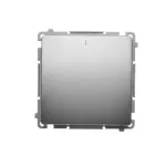 SIMON BASIC WMUL-020x2x-H011 Łącznik dwubiegunowy (moduł) 16AX, 250V~, zaciski śrubowe; satynowy
