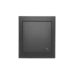 SIMON AQUACLICK WA-CW6Axxx-xx-49xx Łącznik schodowy natynkowy, IP44, 16A, 250V~, zaciski śrubowe; czarny mat