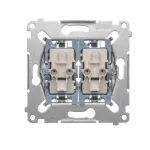 SIMON 54 WMDL-060211-0xx Łącznik schodowy i przycisk zwierny (mechanizm) 10AX, 250V~, szybkozłącza