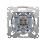 SIMON 54 WMDL-0P1xx2-0xx Przycisk podwójny zwierny (mechanizm) 10AX, 250V~, szybkozłącza