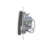SIMON 54 WMDL-0311xx-046 Łącznik potrójny z podświetleniem LED (moduł) 10AX, 250V~, szybkozłącza; brąz mat