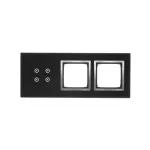 SIMON 54 TOUCH WMDZ-01125S-074 Panel dotykowy S54 Touch, 3 moduły, 4 pola dotykowe + 2 otwory na osprzęty S54, księżycowa lawa
