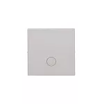 SIMON 55 WMDL-K0X7LX-143 Klawisz pojedynczy z oczkiem z piktogramem "światło" do: SP1M; Aluminium mat