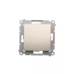 SIMON 54 WMDL-0700xx-044 Łącznik krzyżowy bez piktogramu (moduł) 10AX, 250V~, szybkozłącza; złoty mat