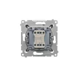 SIMON 54 WMDL-0700xx-046 Łącznik krzyżowy bez piktogramu (moduł) 10AX, 250V~, szybkozłącza; brąz mat