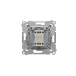 SIMON 54 WMDL-0710xx-041 Łącznik krzyżowy z podświetleniem LED bez piktogramu (moduł) 10AX, 250V~, szybkozłącza; kremowy