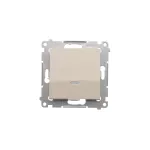 SIMON 54 WMDL-0710xx-041 Łącznik krzyżowy z podświetleniem LED bez piktogramu (moduł) 10AX, 250V~, szybkozłącza; kremowy