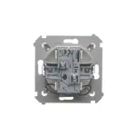 SIMON 54 WMDL-06120x-044 Łącznik schodowy podwójny z podświetleniem bez piktogramu (moduł) 10AX, 250V~, zaciski śrubowe; złoty mat