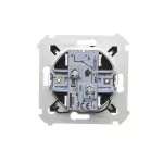 SIMON 54 WMDL-06120x-046 Łącznik schodowy podwójny z podświetleniem bez piktogramu (moduł) 10AX, 250V~, zaciski śrubowe; brąz mat