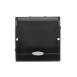 Simon Basic WMUL-0H1xx2-Y011 Łącznik hotelowy podwójny z podświetleniem, Imax 2×10 (2) A; czarny