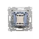 SIMON 55 WMDA-21xxxx-114 Przycisk „światło” (moduł) 10 AX, 250 V~, szybkozłącza; Jasnoszary mat