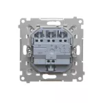 SIMON 55 WMDL-031xx3-0143 Łącznik potrójny (moduł) 10 AX, 250 V~, szybkozłącza; Aluminium mat
